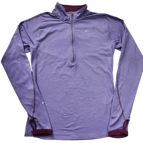 Nike Women's Purple Long Sleeve Top - Picture 1 of 4